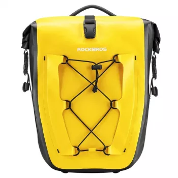 ROCKBROS Bicycle Pannier Bag 25-32L Waterproof Yellow