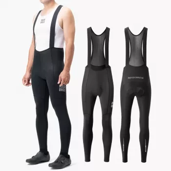 ROCKBROS Cycling Bib Tights 200021 Long with Pad Size XL - Black