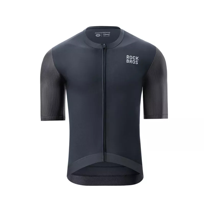 ROCKBROS Cycling Jersey 15200025 Short Sleeve Size S - Black