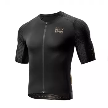 ROCKBROS YDDX011 Diamond Short Sleeve Cycling Jersey XXS Black