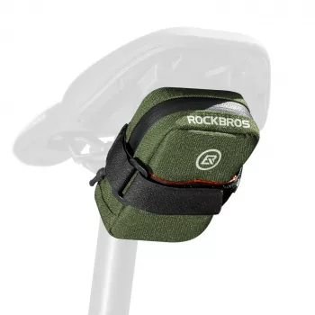Rockbros F006 Small Saddle Bag, Military Green