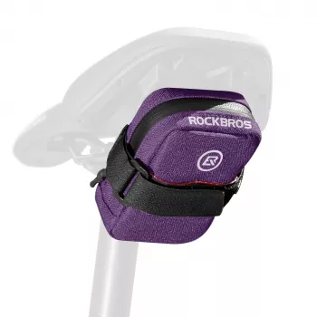 Rockbros F006 Small Bicycle Saddle Bag, Purple