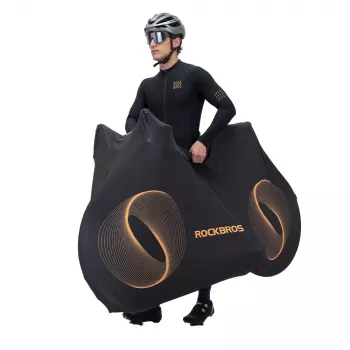 ROCKBROS D97 Bicycle Cover 210D Polyester Waterproof UV Protection for 26-29 inch MTB Road E-bike Black