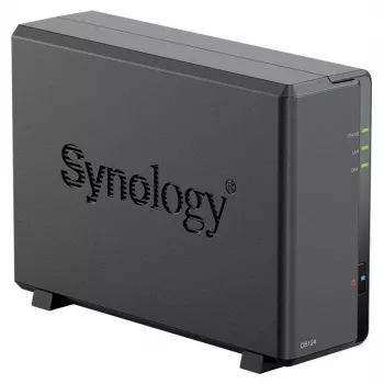 Synology DS124 + 1x HAT3310-12T (12TB) 1-Bay NAS Desktop