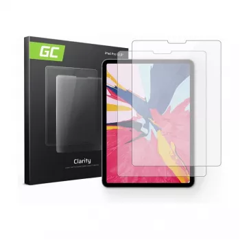 GREENCELL 2x Tempered Glass GC Clarity for Apple iPad Pro 12.9 (2018/2020)