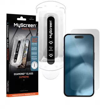 MyScreen Diamond Glass Supreme Tempered Glass Screen Protector for Apple iPhone 16 Pro Max