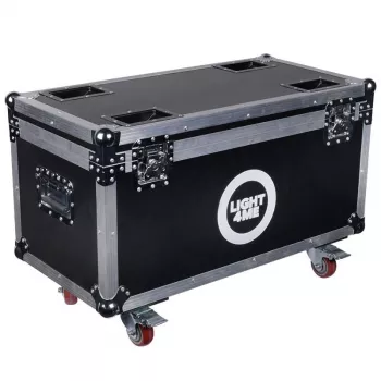 CASE4ME CC80 Cable Box Suitcase - Aluminum Frame, ABS Panels, Black, Lockable, with Dividers