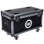 CASE4ME CC80 Cable Box Suitcase - Aluminum Frame, ABS Panels, Black, Lockable, with Dividers