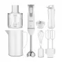ZELMER ZHB4555S 1000W Immersion Blender, Silver/Black, Stainless Steel Blade, Variable Speed with Turbo, Chopper 500ml, Whisk, Beaker 700ml