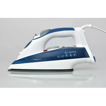 Eldom DA36 Press Steam Iron - Blue, 2200W, Ceramic Soleplate