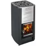 Harvia M3 Wood Burning Sauna Stove, Graphite Black, 30 kg Stone Capacity