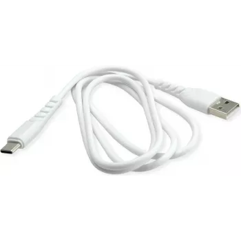 BIOND USB-A to USB-C 1m White Recycled Plastic Cable - Charging & Data