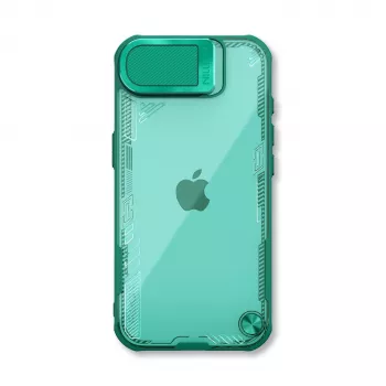 Nillkin Iceblade Prop Case with Camera Lens Cover and Kickstand for iPhone 16e / 17e - Green
