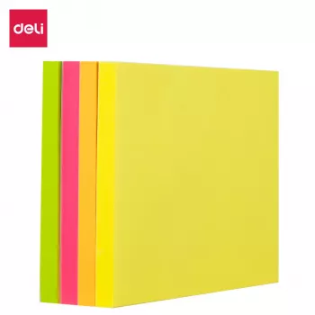 Deli Stick Up Sticky Notes EA03003 400 Sheets Assorted Colors 76x76 mm