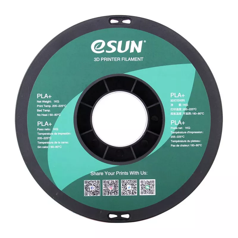 ESUN PLA+ 1.75mm Yellow 1kg 3D Printer Filament