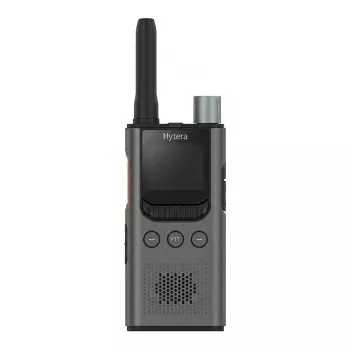 Hytera S1 Pro HYT-S35 U1 1W/3W 400-470MHz UHF DMR Handheld Two-Way Radio with Removable Li-Poly 2200mAh Battery, Antenna AN0435H19, 3.5mm Audio, 1.3 inch OLED Display, Gray