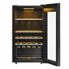Haier HWS34GGH1 Wine Bank 50 Serie 3 Compressor Wine Cooler Freestanding Black 34 Bottles