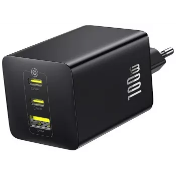 Baseus EnerFill FE11 100W 2 x USB-C + USB-A Charger - Black
