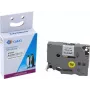 G&G Compatible Label Tape Cartridge for Brother TZe-131 - Black on Clear - 12mm x 8m - Laminated