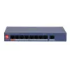 DAHUA CS4009-8ET1GT-60 Managed L2 Switch with 8 PoE Ports and 1 Gigabit Uplink, 60W PoE Budget