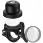 MiLi MiBell AND Smart Bicycle Bell with Anti-Theft Alarm and GPS Tracking, Black