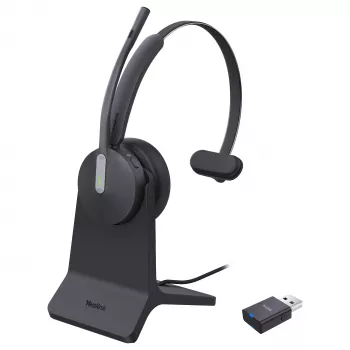 Yealink WH64 Hybrid Mono DECT/Bluetooth Headset with Charging Stand