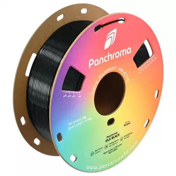 Polymaker Panchroma PLA Silk 3D Printer Filament, 1.75 mm, 1 kg, Black
