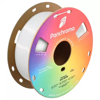 Polymaker Panchroma PLA Silk 3D Printer Filament, 1.75 mm, 1 kg, White