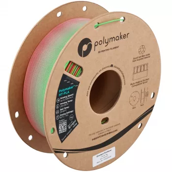 Polymaker HT-PLA 3D Printer Filament, 1.75 mm, 1 kg, Gradient Rainbow