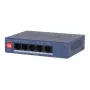DAHUA CS4005-4GT-36 Managed L2 Gigabit Ethernet Switch with 4-Port PoE+ 36W, Desktop/Wall-Mountable