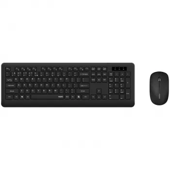 Rapoo 8310M Wireless Keyboard and Mouse Combo, Black