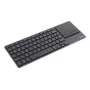 Rapoo E2810M Wireless Ultra-Slim Multimedia Keyboard with Touchpad, QWERTZ, Black