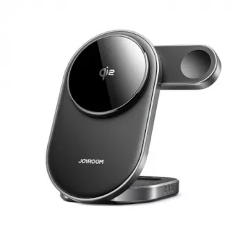 Joyroom JR-W17 Qi 3-in-1 Wireless Charging Station - Black