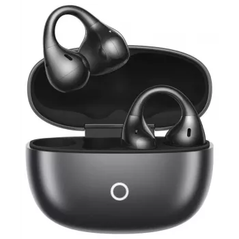 realme Buds Clip Czarne Black Wired Earphones with 3.5mm Jack and Microphone