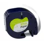 G&G BM-D-G-91200 Compatible Label Tape Cartridge 12mm x 4m White on Black Replaces DYMO 91220