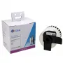 G&G Continuous Label Roll 62mm x 30.48m Black on White Compatible with Brother DK-22205
