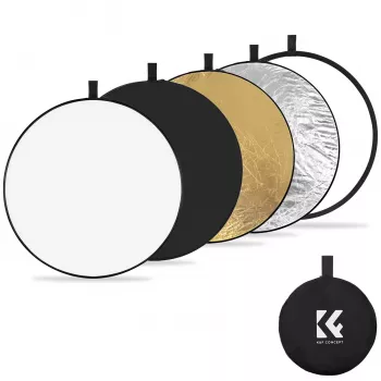 K&F Concept 5-in-1 Collapsible Round Reflector 80cm with Carrying Bag (KF18.0002)