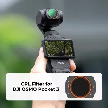 K&F Concept Circular Polarizer CPL HD MRC 12-Layer Filter for DJI Osmo Pocket 3 (KF01.2532)