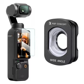 KF 112° Wide Angle Lens for DJI Osmo Pocket 3 / 4 - Kf01.2612