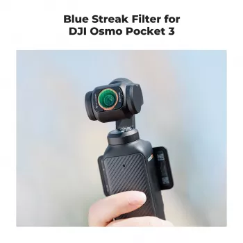 KF Filtr Blue Streak Anamorphic Filter + Tempered Glass Screen Protector 2-in-1 for DJI Osmo Pocket 3 / 4