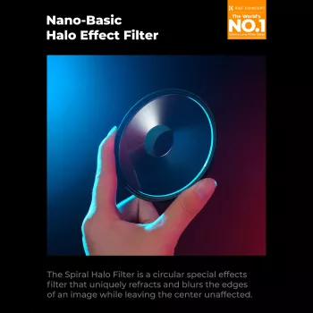 K&F Concept Nano-B Halo Spiral Swirl Blur Filter 82mm KF01.2714