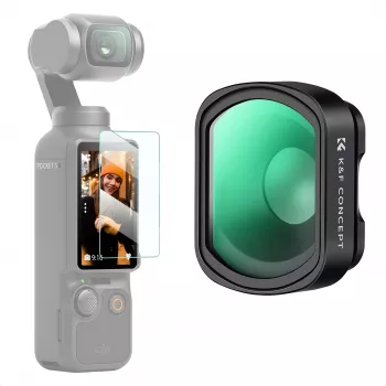 KF Macro Lens Filter 10x Magnetic 2-in-1 Screen Protector for DJI Osmo Pocket 3 / 4