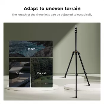 K&F Concept KF34.038S1 2-Pack 200cm Aluminum Light Stands