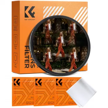 K&F Concept Kaleidoscope Filter 5x Pentaprism 77mm Black