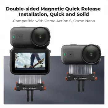 Magnetic Quick Release Mount with Magnet for DJI Osmo Action 6 / Nano / GoPro Mounting KF12.0030