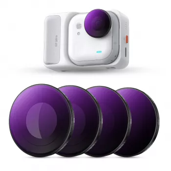 K&F Concept 4-Pack 2-in-1 ND/PL Filter Set ND8/PL ND16/PL ND32/PL ND64/PL for Insta360 GO Ultra, SKU.1673