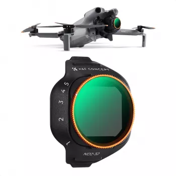 K&F Variable ND Filter ND2-ND32 for DJI Mini 5 Pro Drone, AGC Glass
