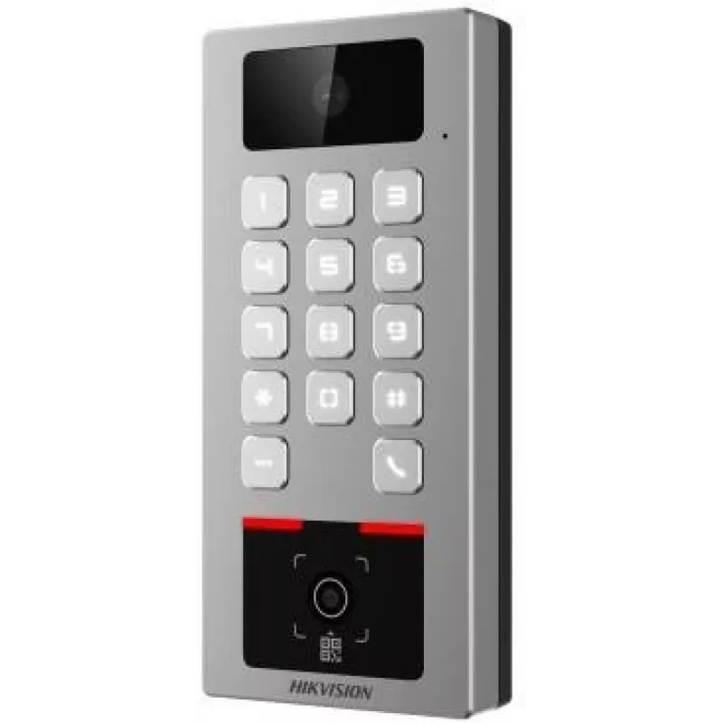 Hikvision DS-K1T502DBWX-CQR Face Recognition Terminal with 7-inch Touch Screen, 2 MP Dual-Lens Camera, Fingerprint, Mifare Card, PIN, Wi-Fi, IP65, IK08