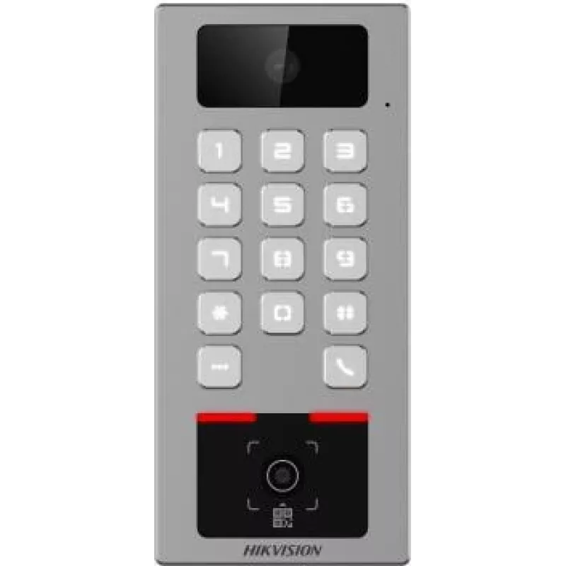 Hikvision DS-K1T502DBWX-CQR Face Recognition Terminal with 7-inch Touch Screen, 2 MP Dual-Lens Camera, Fingerprint, Mifare Card, PIN, Wi-Fi, IP65, IK08
