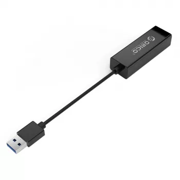 ORICO UTJ-U3 USB 3.0 to Gigabit Ethernet Network Adapter, Black
